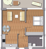 Wohnung 52qm