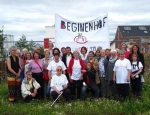 Der 1. Spatenstich am 8.07.2012