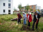 Der 1. Spatenstich am 8.07.2012
