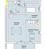 Wohnungsgrundriss Vorderhaus